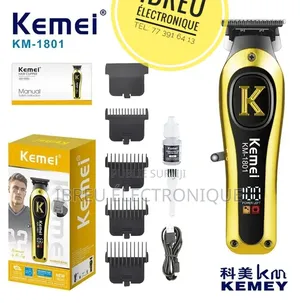Tondeuse Kemei Km1801 Original Rechargeable – Pour Hommes Femme