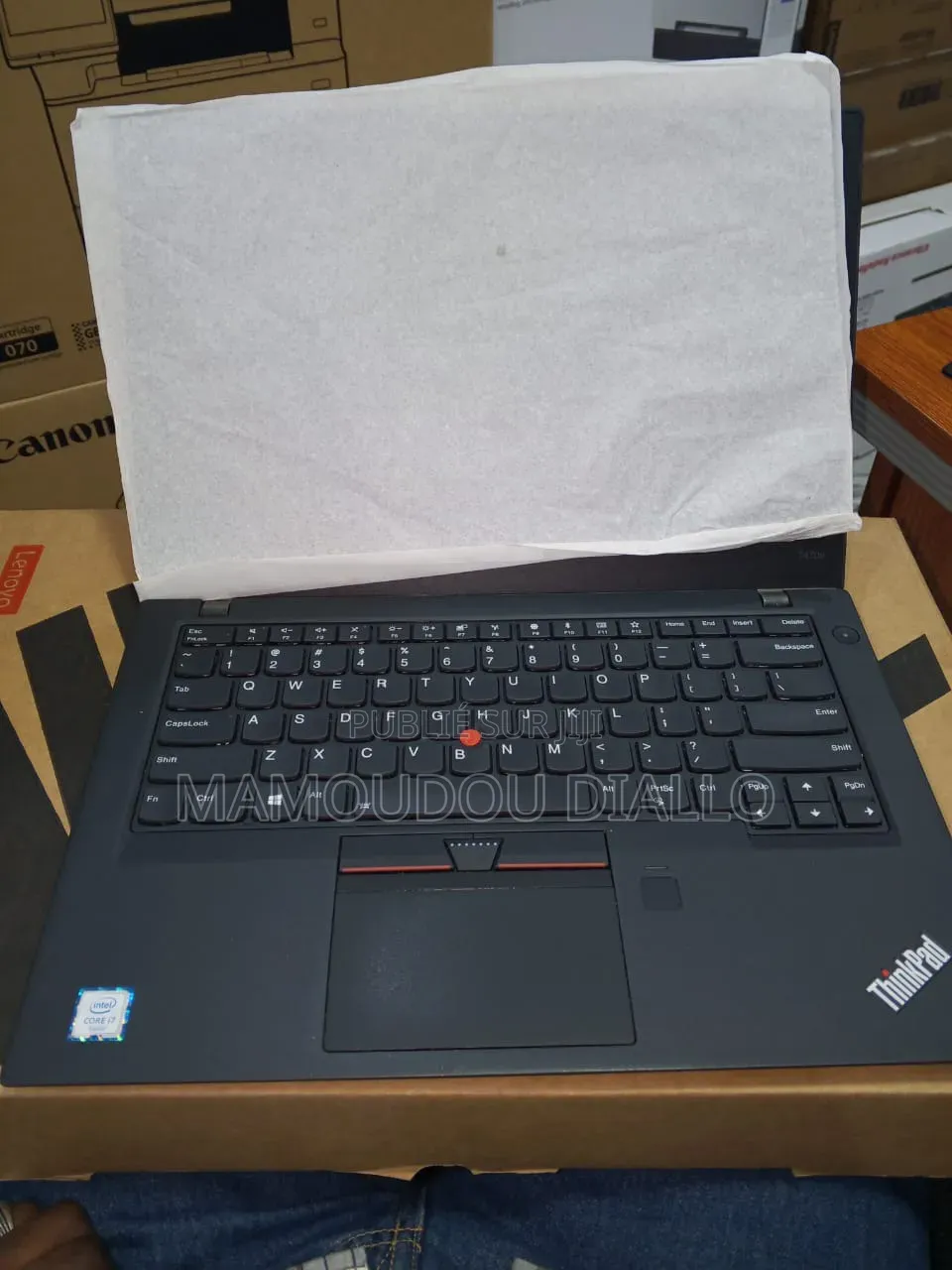 Ordinateur portable Lenovo ThinkPad T470 8GB Intel Core i7 SSD 256GB