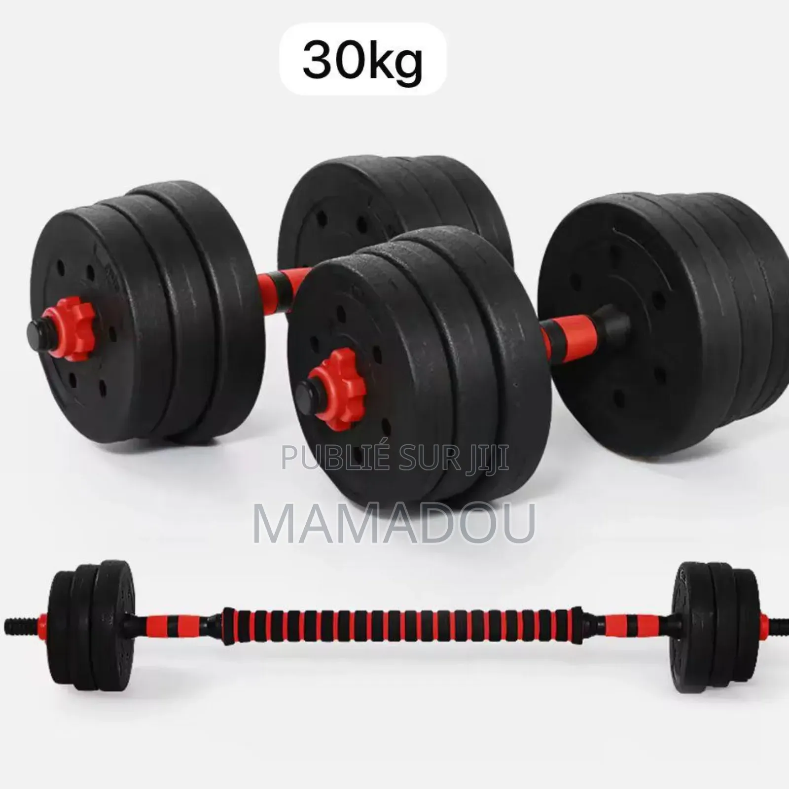 Altère Biceps 30 Kg Avec Disque
