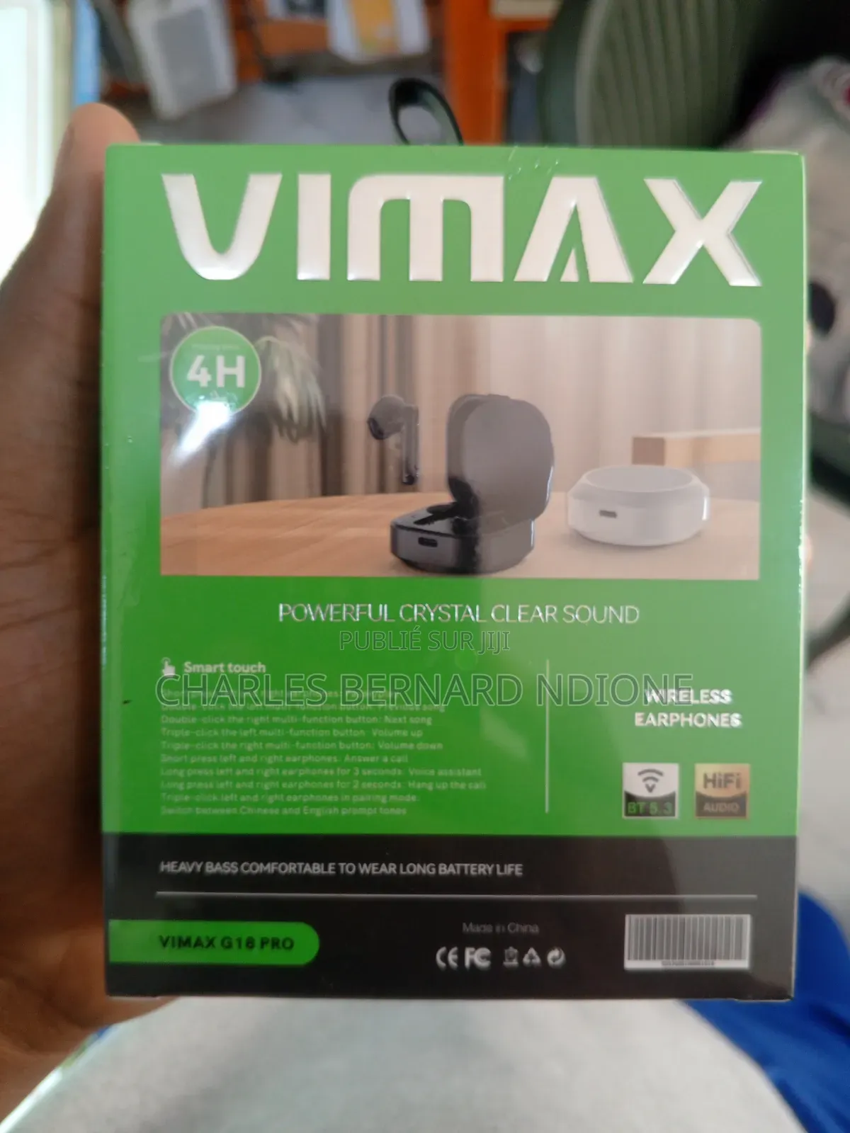 Écouteurs Bluetooth Vimax