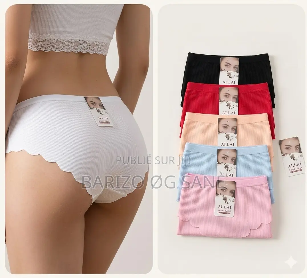 Pack De 6 Slip De Coton Couleur Variante