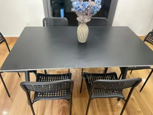 Ensemble Table À Manger Moderne (6 Chaises).