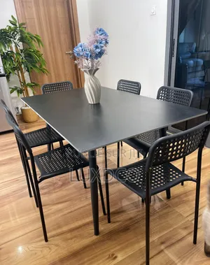 Ensemble Table À Manger Moderne (6 Chaises).