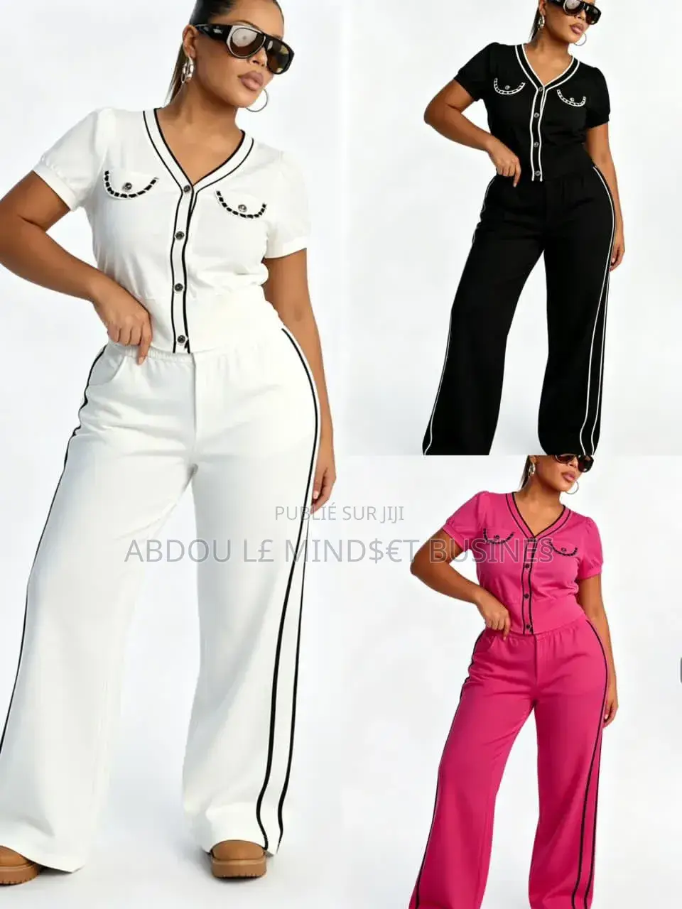 Ensemble Chemise Body Bas Large Disponible