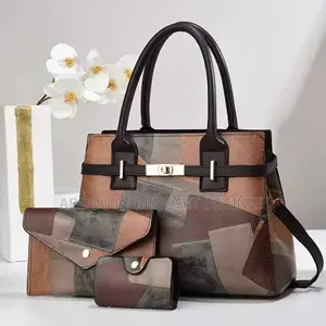 Sac À Main Carreaux 3 Pièces Disponible