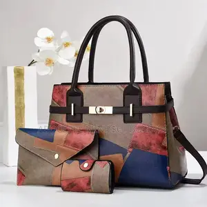 Sac À Main Carreaux 3 Pièces Disponible