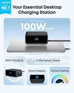 Station De Charge 100w Anker Nano 4 Intelligent Neuf