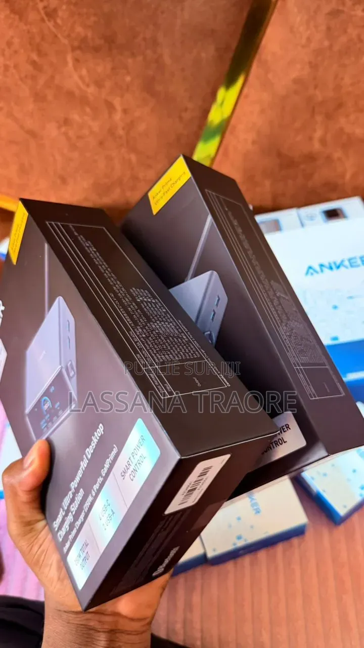 Chargeur Anker Prime 250w Gan 6 Port Station De Charge LCD Intelligent