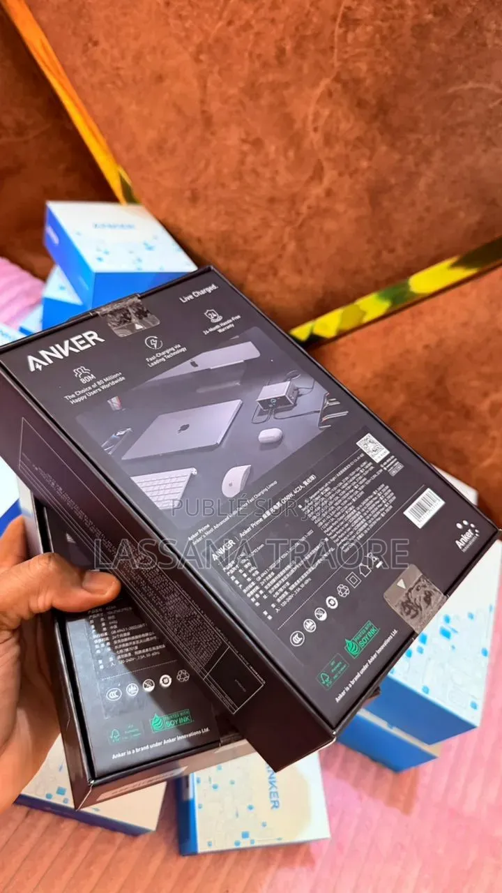 Chargeur Anker Prime 250w Gan 6 Port Station De Charge LCD Intelligent