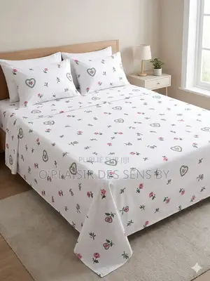 1 Drap + 2 Taies d'Oreiller