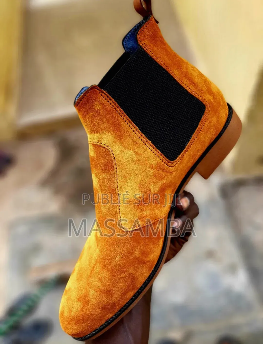 Boots Élastique 100%Cuir