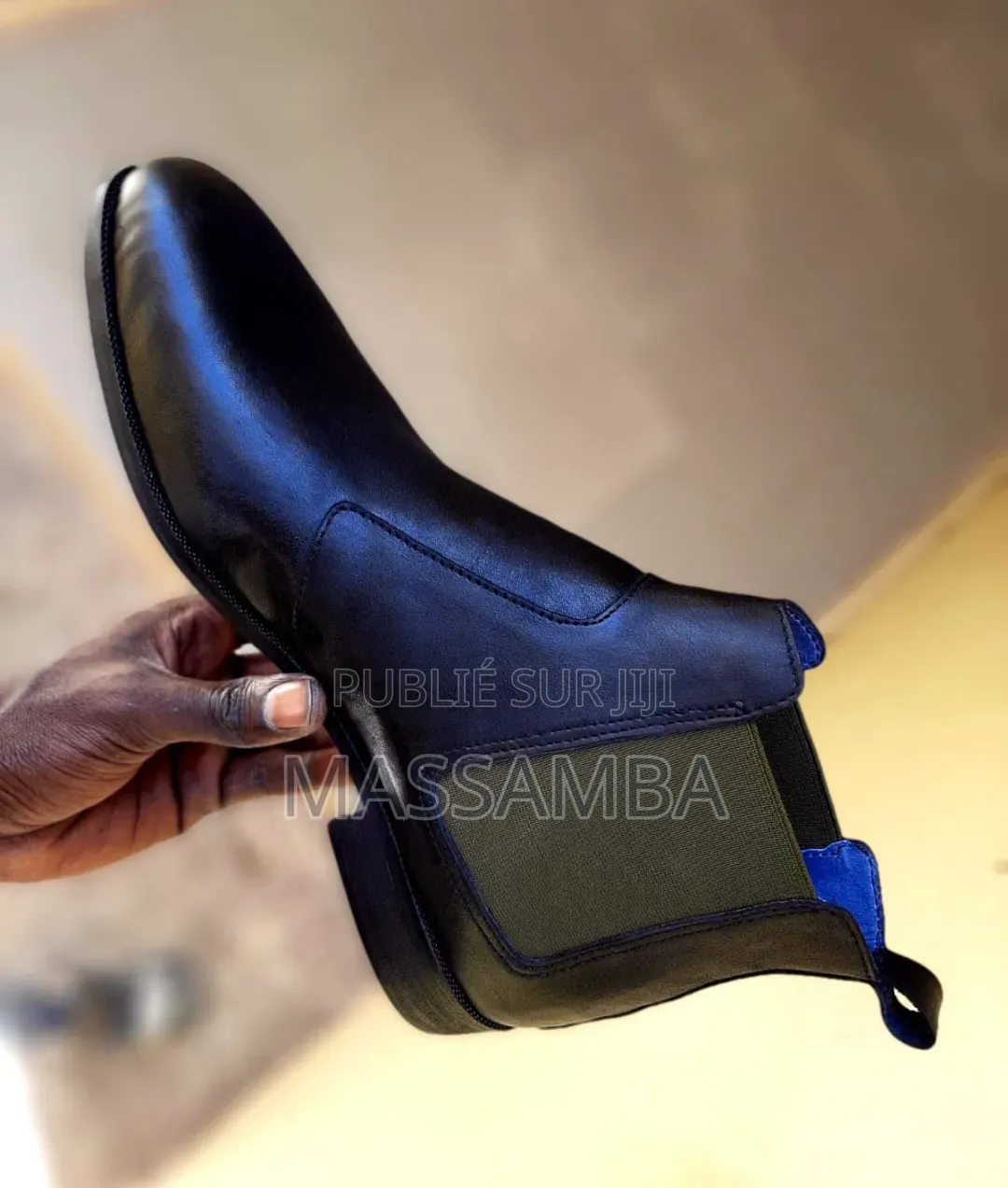 Boots Élastique 100%Cuir