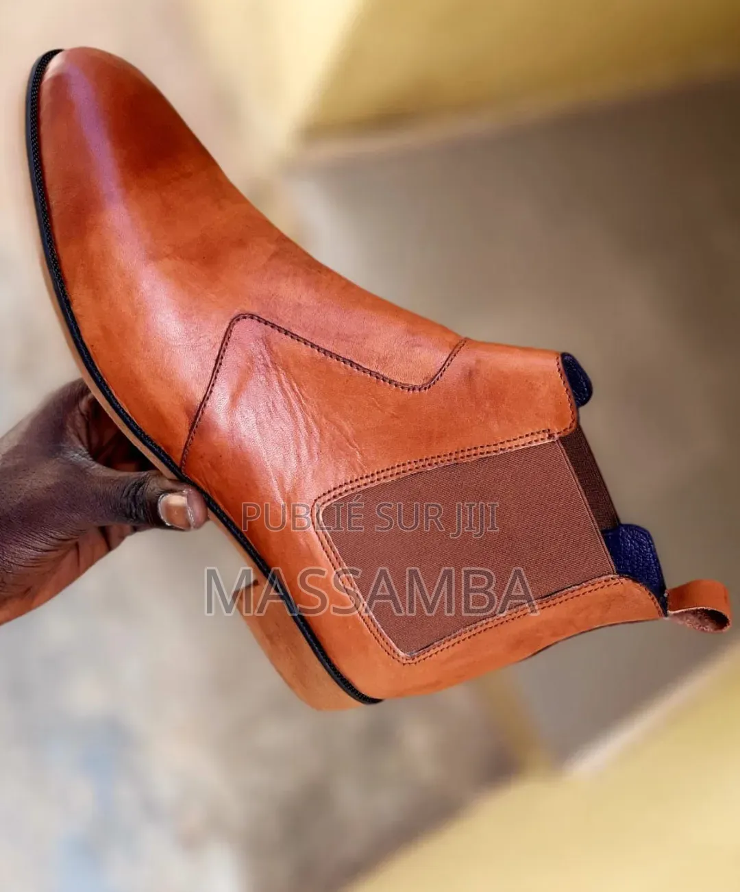 Boots Élastique 100%Cuir