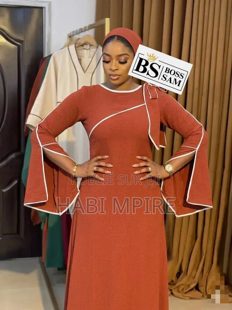 Chic Direct Robe Longue Fluide Avec Nœud Élégant À L’Épaule.