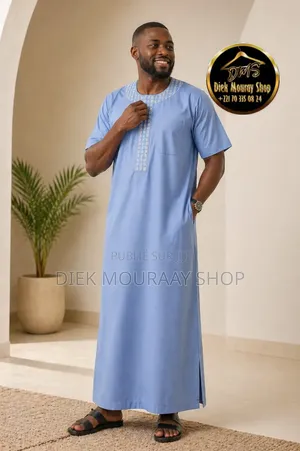 Dialaba Courtes Manches Sans Pantalon en Coton