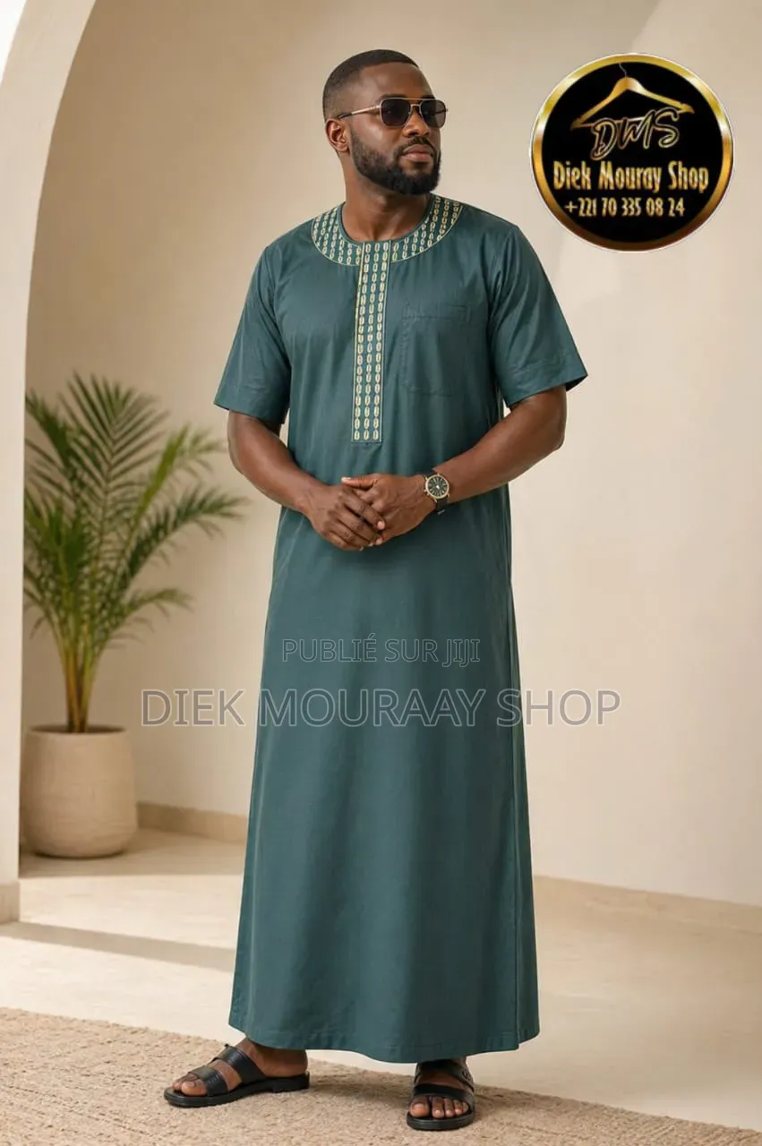 Dialaba Courtes Manches Sans Pantalon en Coton