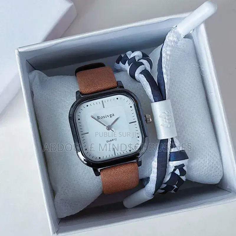 Coffret Montre Rosivga + Bracelet Disponible