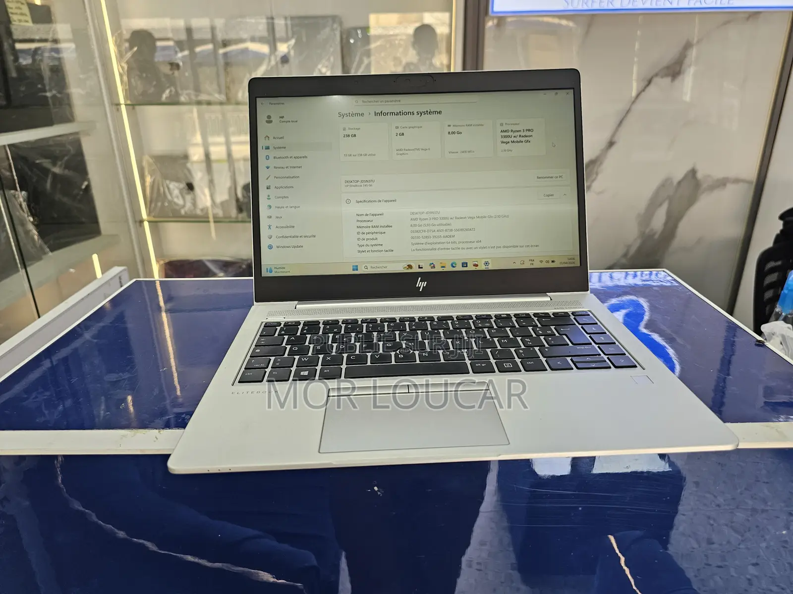 Nouveau HP EliteBook 840 G5 8GB Intel Core i5 SSD 256GB