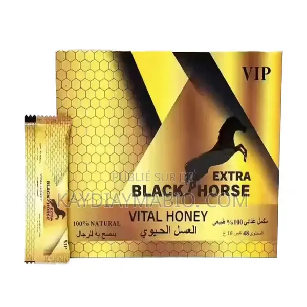 48 Sticks Black Horse Honey Extra – Miel Aphrodisiaque