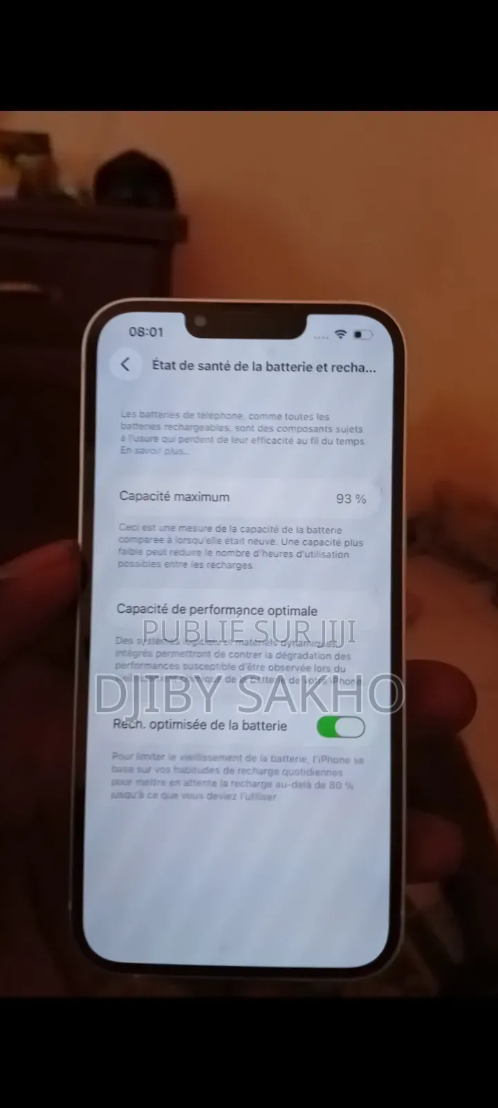 Nouveau Apple iPhone 13 128 GB Blanc