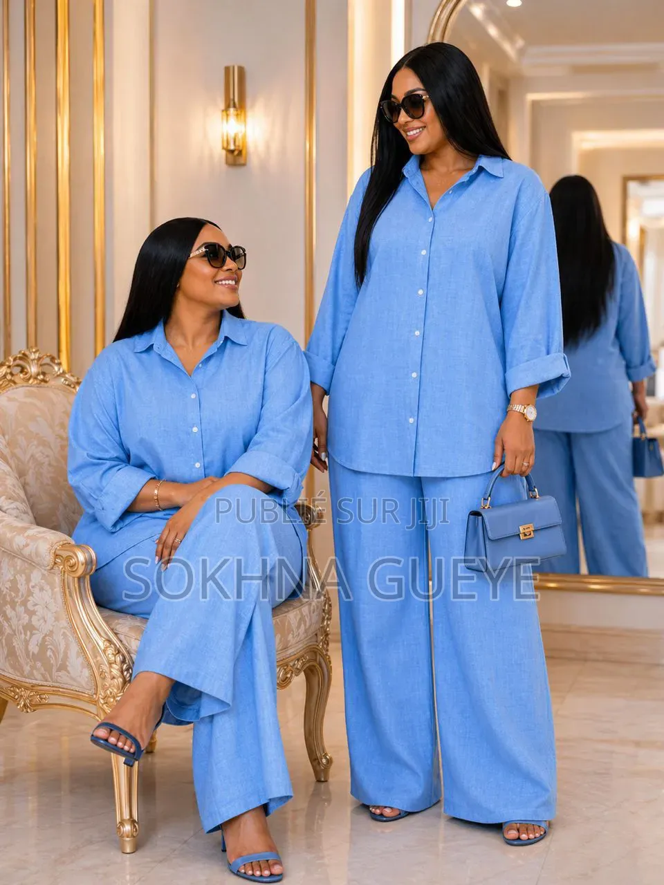 Ensemble Pantalon Bas Large