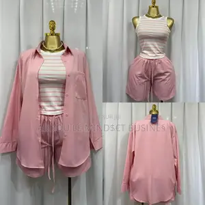Ensemble Chemise Body Culotte 3 Pièces Disponible