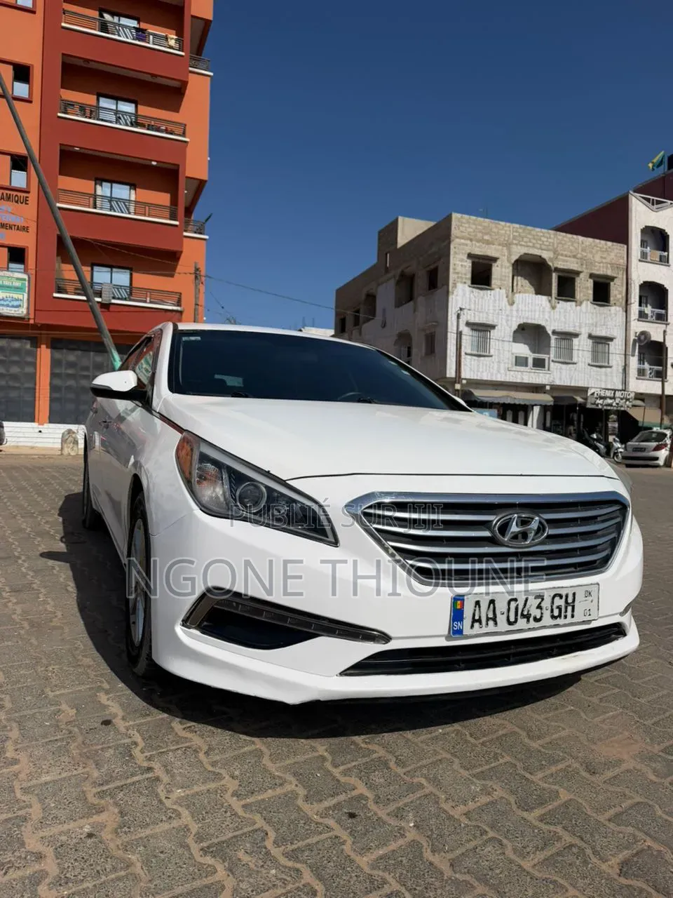 Hyundai Sonata Sport 2.0T Sedan FWD (2.0L 4cyl 6A) 2016 Blanc