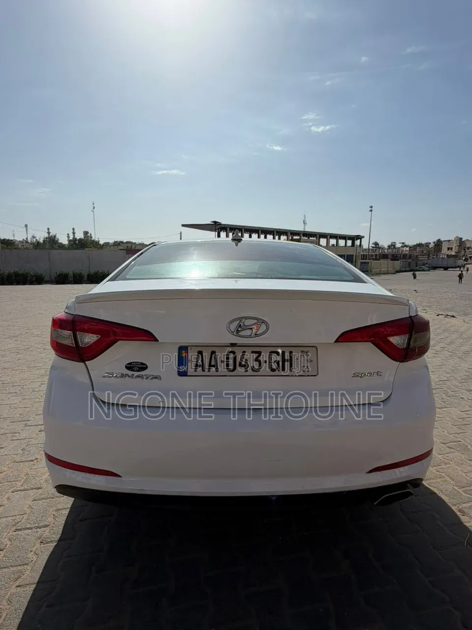 Hyundai Sonata Sport 2.0T Sedan FWD (2.0L 4cyl 6A) 2016 Blanc