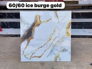 Carreaux Grès Poli 60x60 – Ice Beige Gold