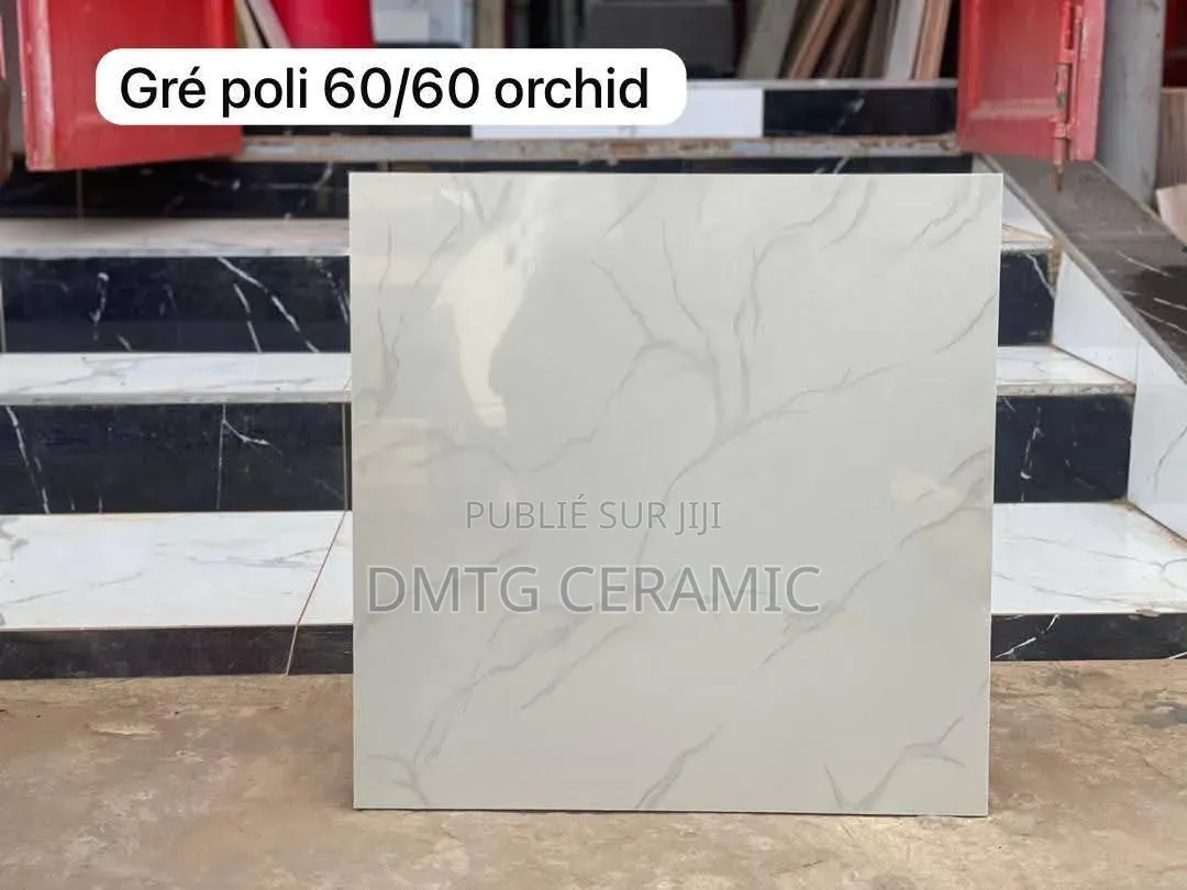 Carreaux Grès Poli 60x60 – Ice Beige Gold
