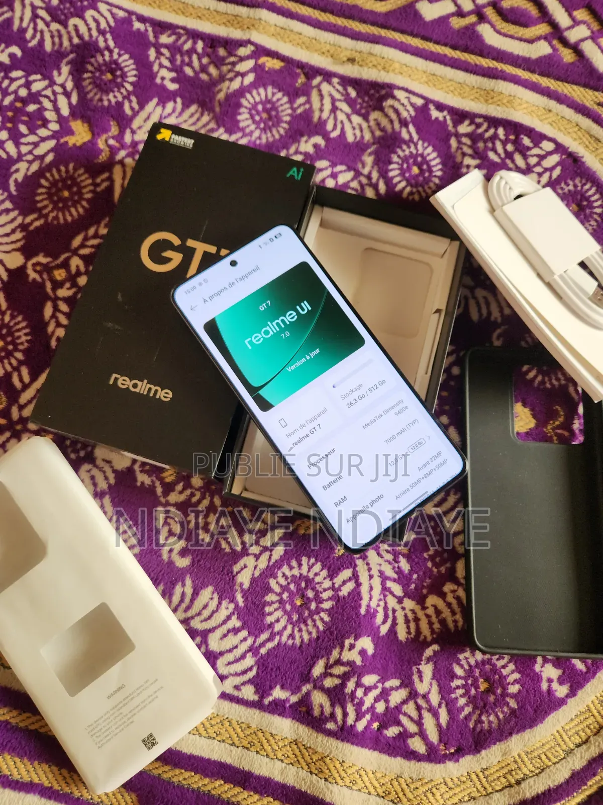 Nouveau Realme GT 7 512 GB Blanc