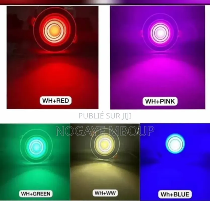 Lampe Led Spot 3 Couleur