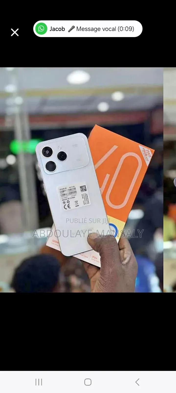 Nouveau Apple iPhone 11 64 GB Blanc