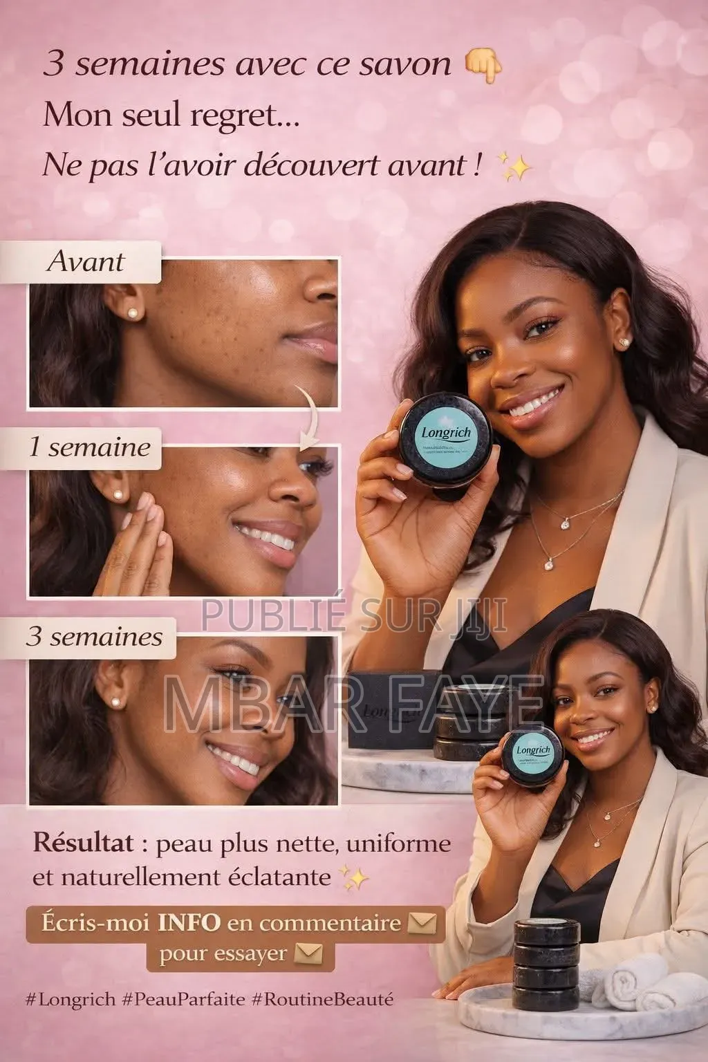 Savon Noir Au Charbon De Bambou