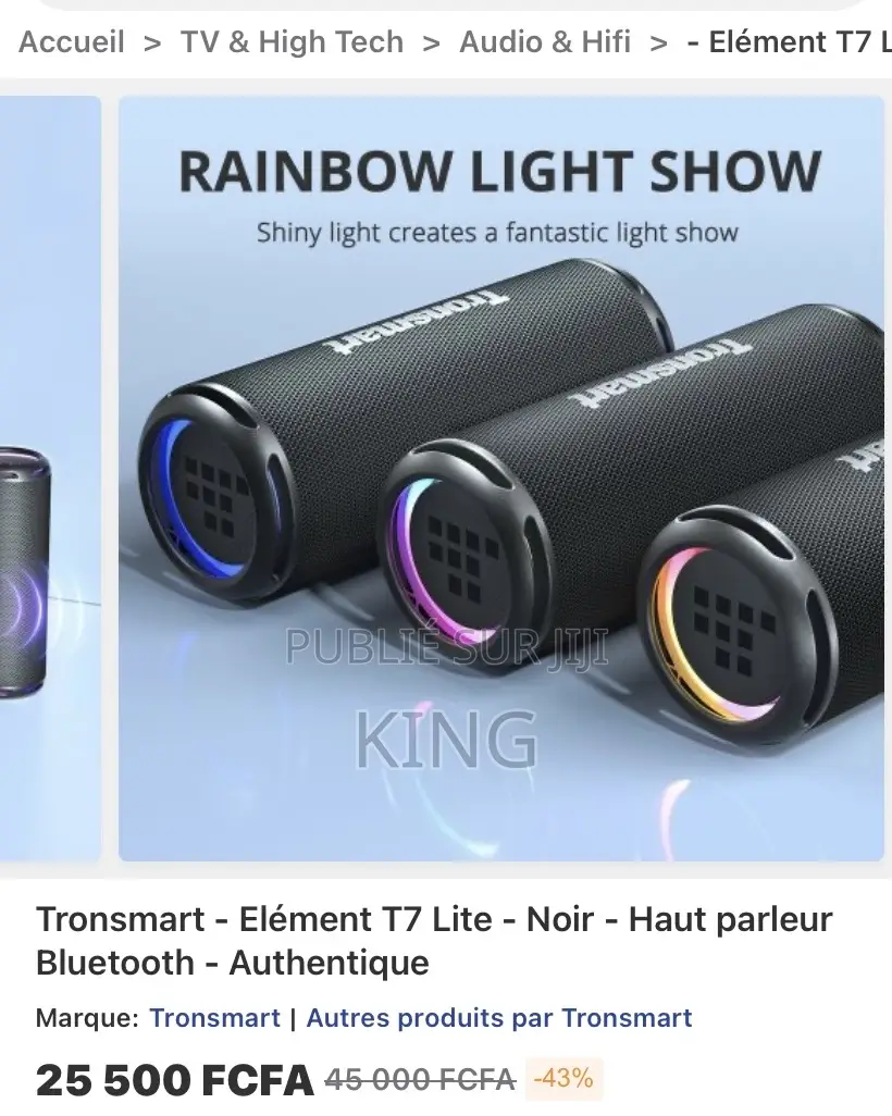 Enceinte Tronsmart T7