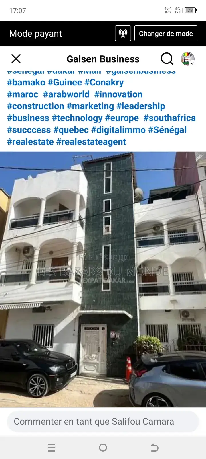 4chbre Villa dans Immeuble R+ 2, Sicap-Liberté à Vendre