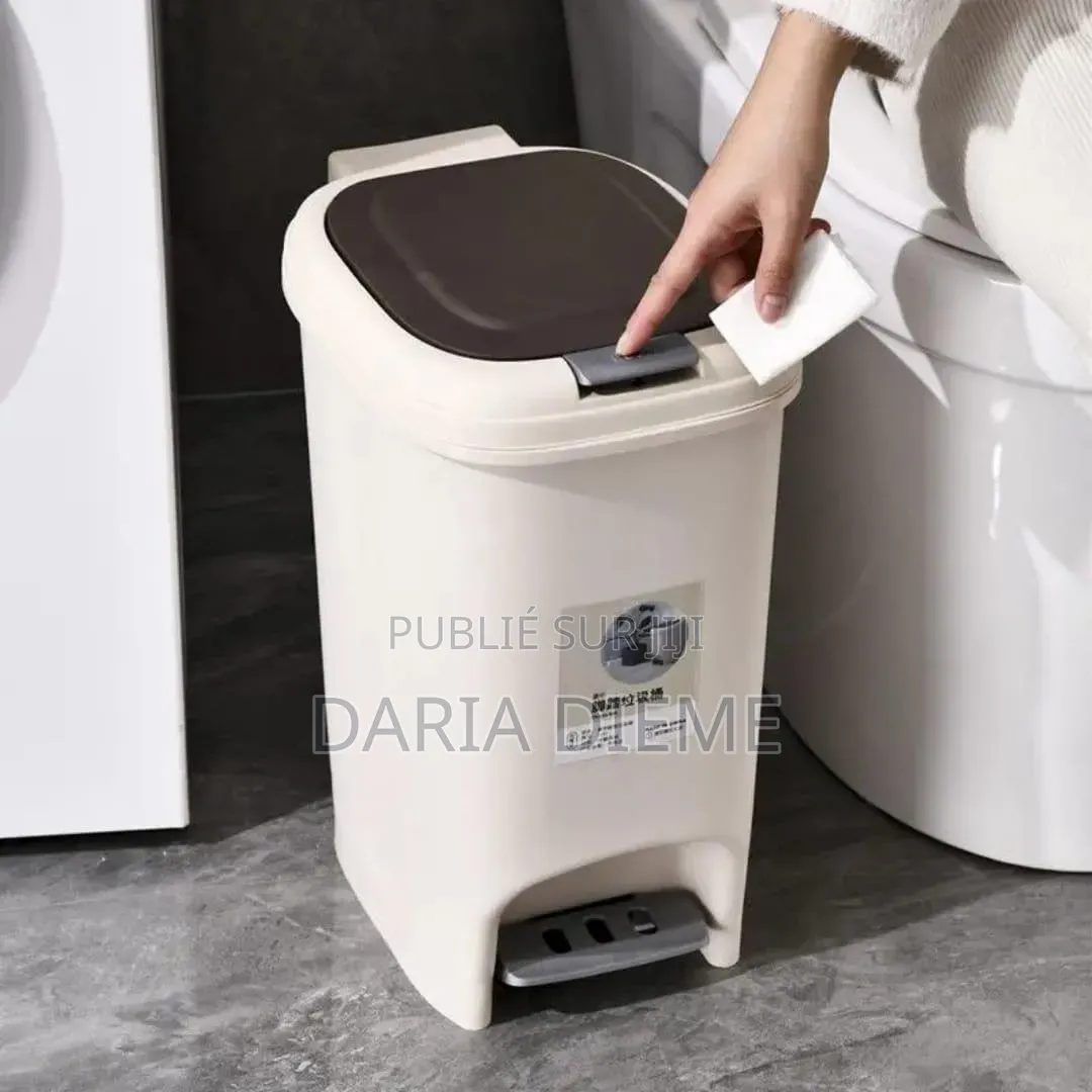 Poubelle À Pédale Avec Couvercle