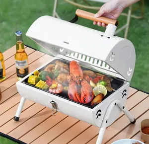 Barbecue Baril Portable : l'Art Du Grill Et Du Fumage Nomade