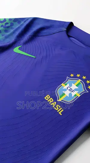 Maillot Brésil Extérieur Nike 2022/23 - Motif Jaguar - [Xl]