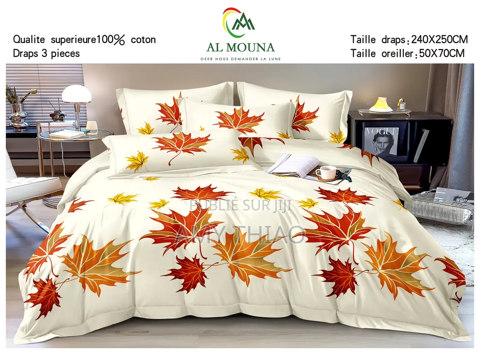 Draps 3 Pièces