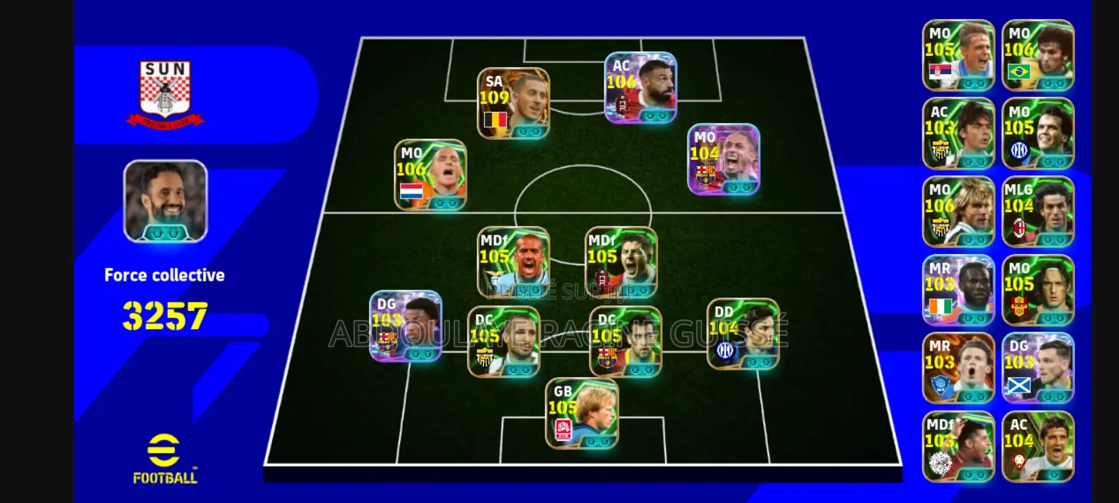 Compte Efootball