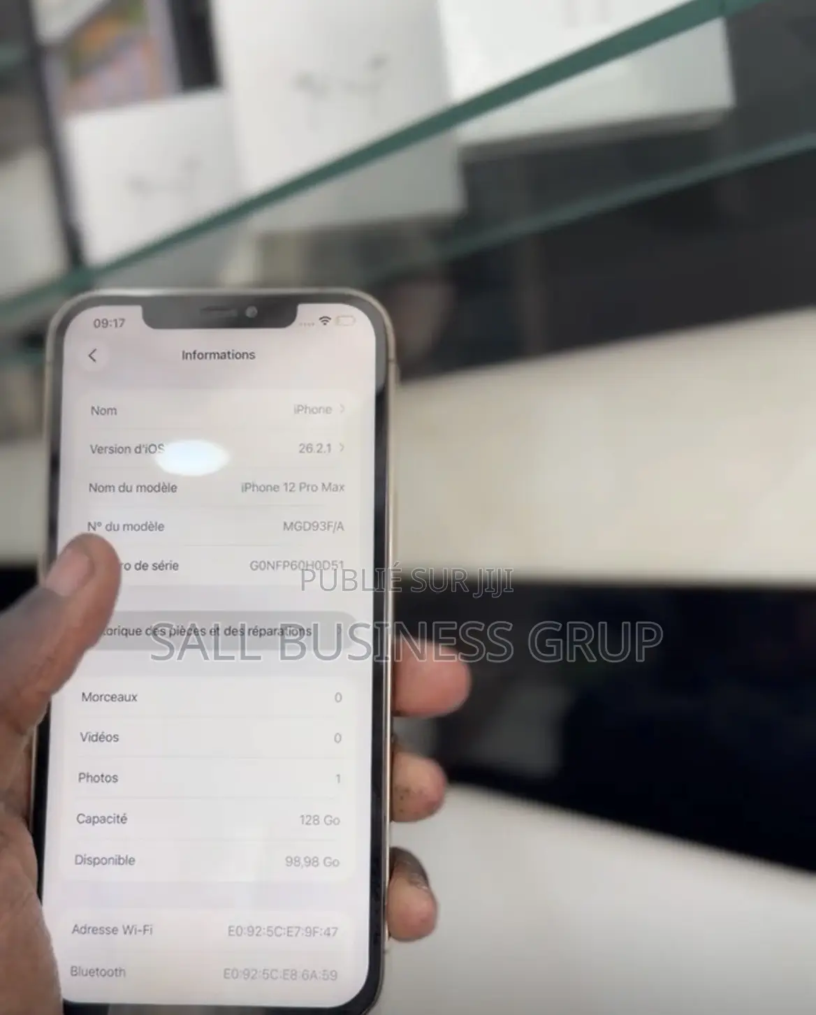 Apple iPhone 12 Pro Max 128 GB Blanc