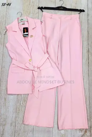 Ensemble Veste + Ceinture Bas Large Disponible
