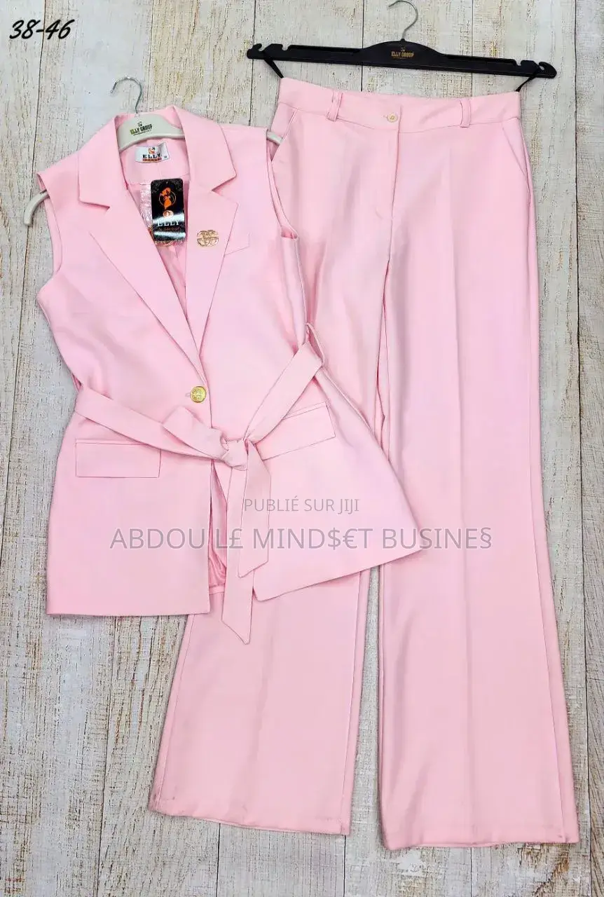 Ensemble Veste + Ceinture Bas Large Disponible