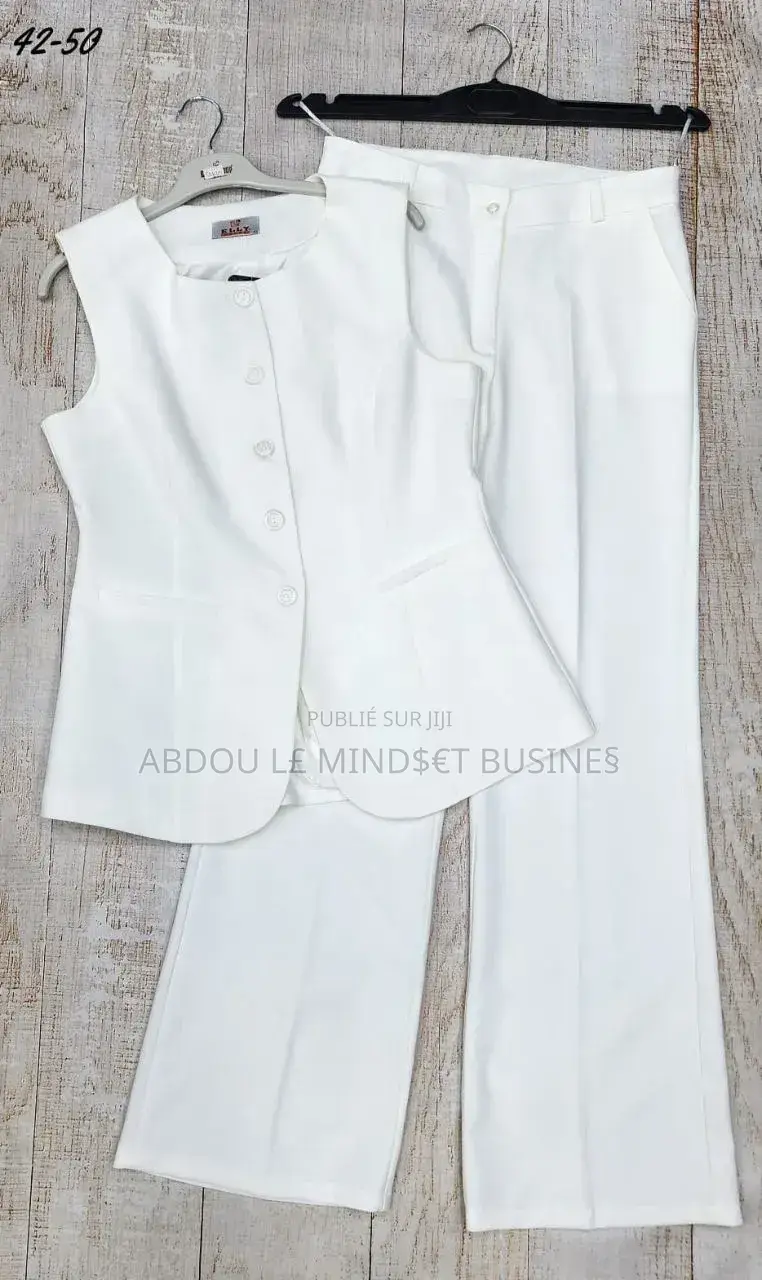 Ensemble Veste + Ceinture Bas Large Disponible