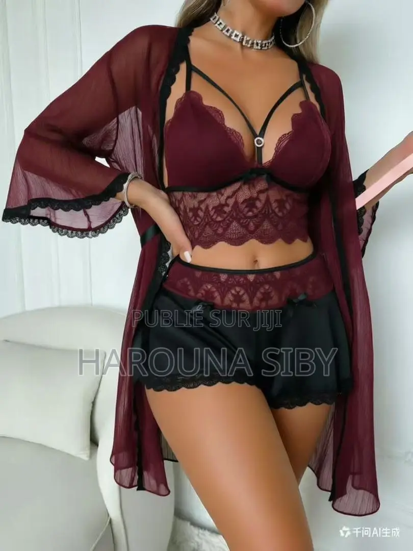 Pyjama Quatre Pièces Sexy