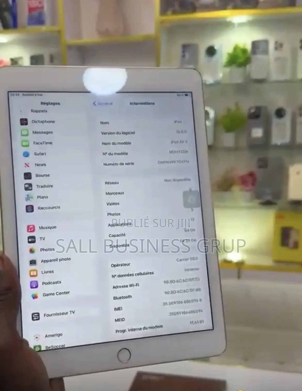 Apple iPad Air 2 64 GB Blanc