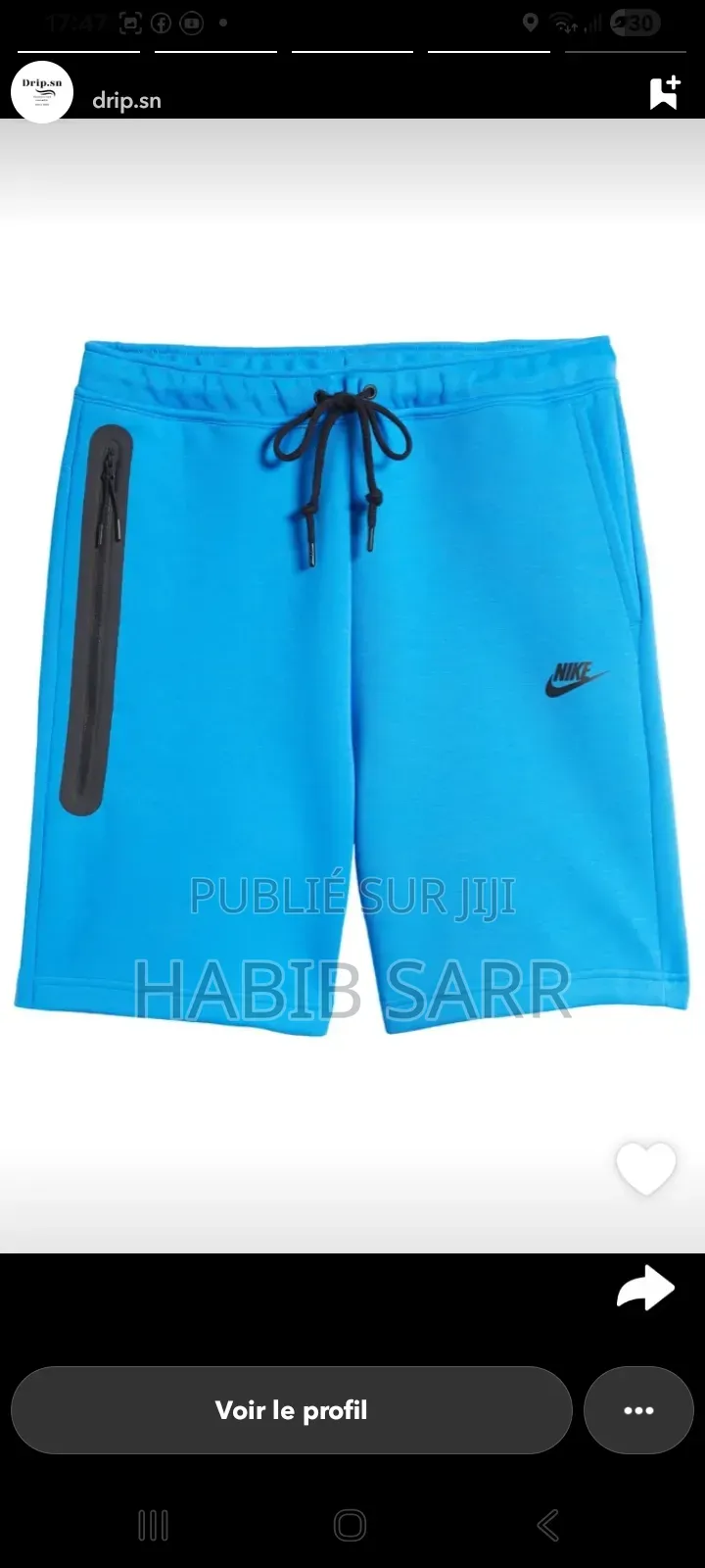 Short Nike Tech