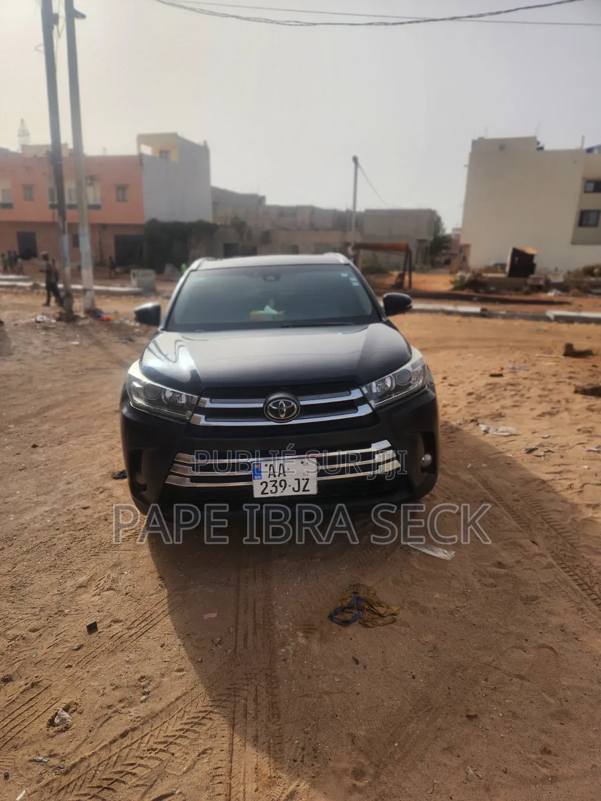 Toyota Highlander XLE 4x4 V6 (3.5L 6cyl 8A) 2018 Noir