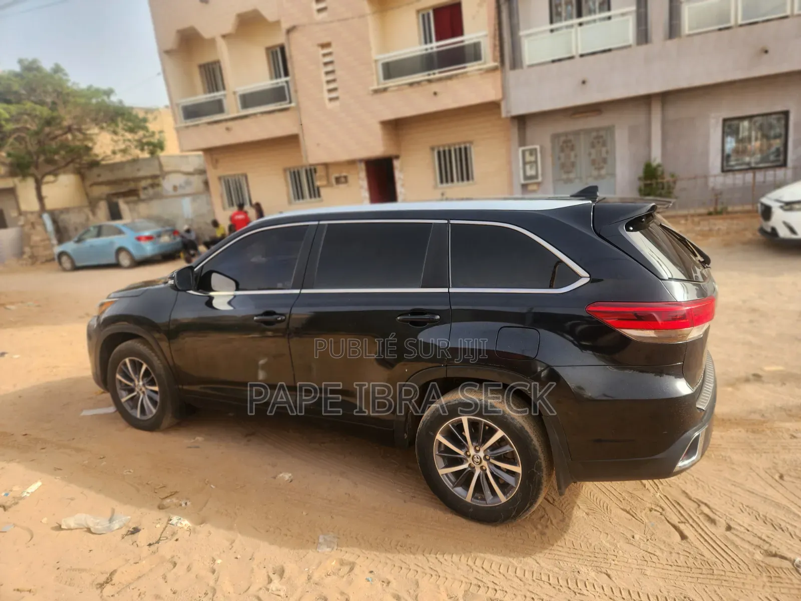 Toyota Highlander XLE 4x4 V6 (3.5L 6cyl 8A) 2018 Noir